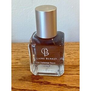 Claire Burke Oh Christmas Tree Simmering Oil 1.75 Oz Rare New Glass Bottle Holid